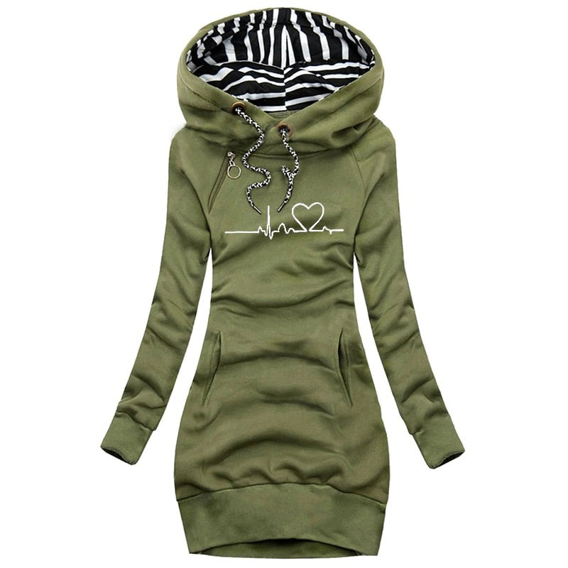 Gayle - Trendy Hoodie Jurk