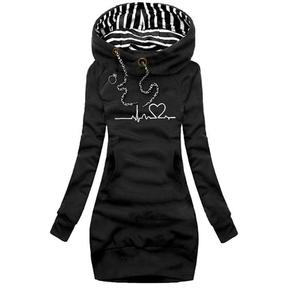 Gayle - Trendy Hoodie Jurk