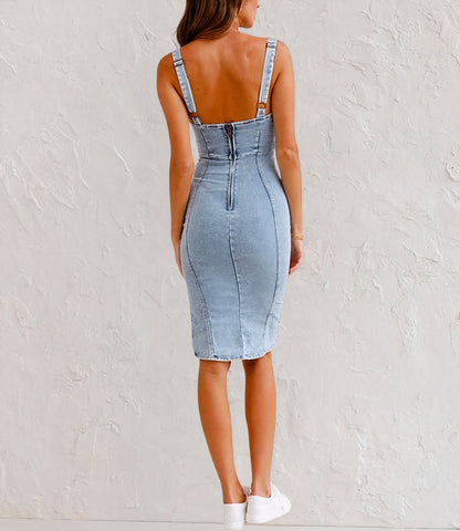 Ramonna - Sexy Denim Jurk