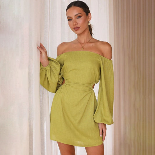 Fia - Off-Shoulder Mini-jurk