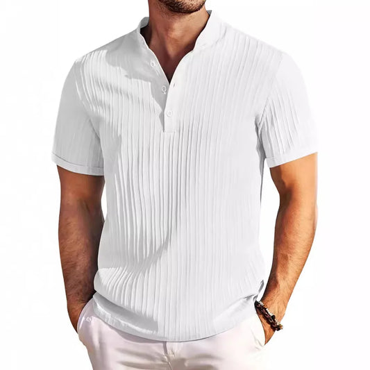 Arjen - Modieuze Henley Shirt