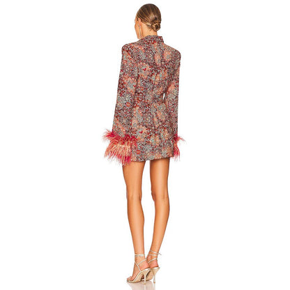 Carolyn - Bloemen Blazer Jurk