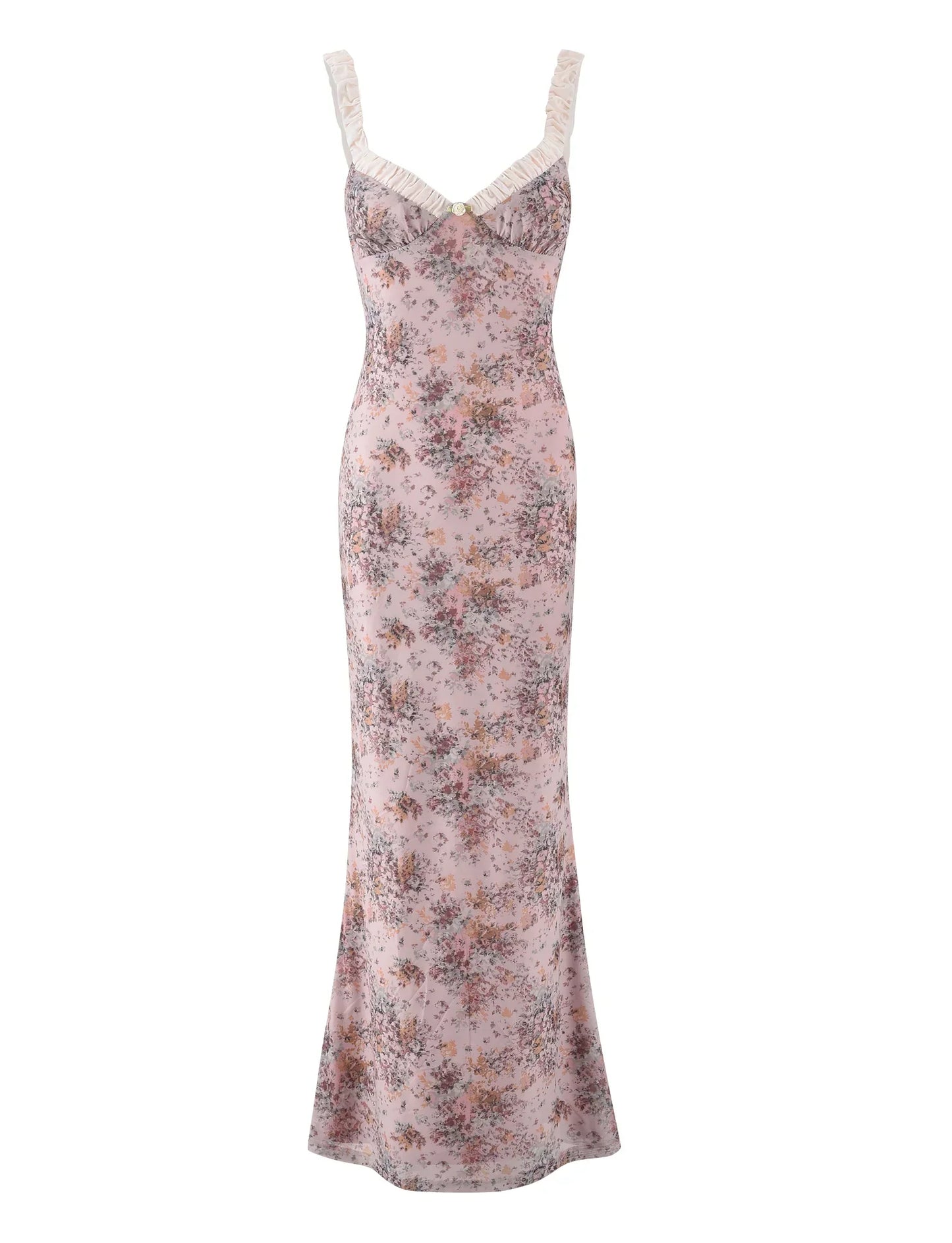 Pattie - Bloemen Maxi Jurk