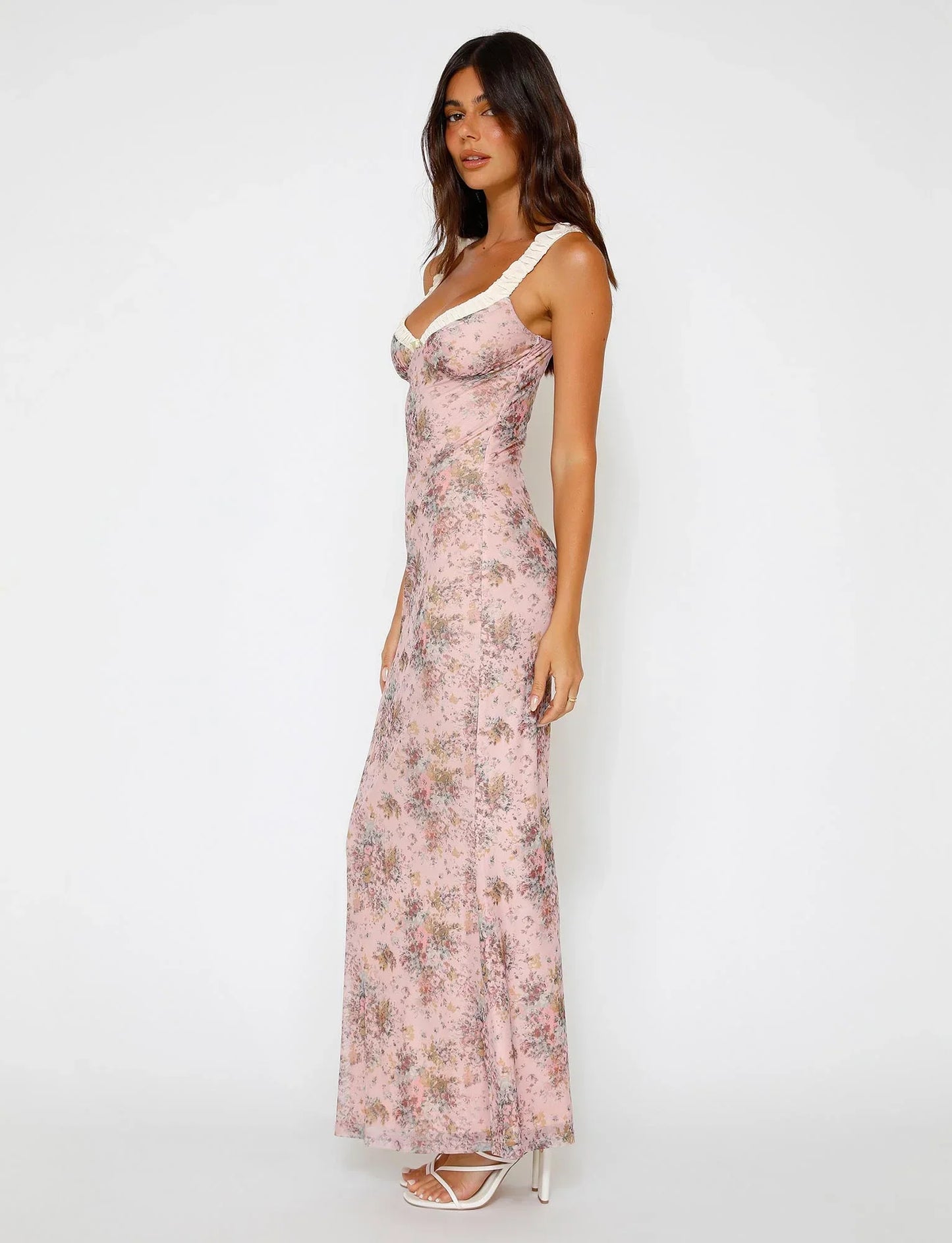 Pattie - Bloemen Maxi Jurk