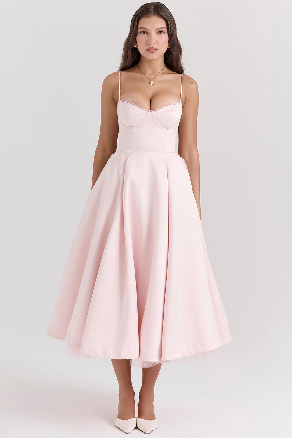 Audrey - Elegante Midi Jurk