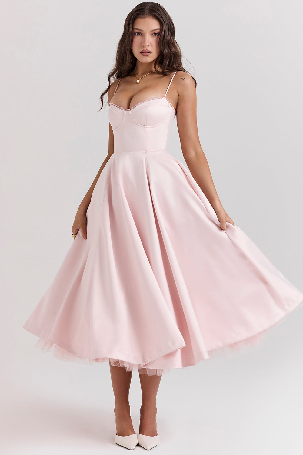 Audrey - Elegante Midi Jurk