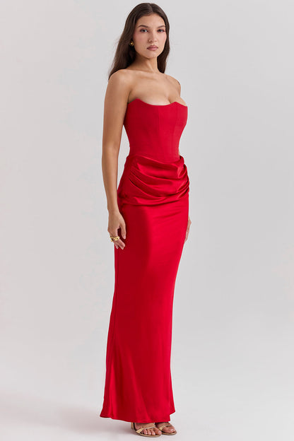 Kenna - Elegante Strapless Jurk