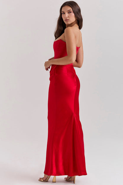 Kenna - Elegante Strapless Jurk