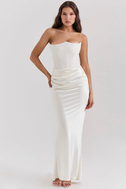 Kenna - Elegante Strapless Jurk