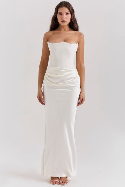 Kenna - Elegante Strapless Jurk