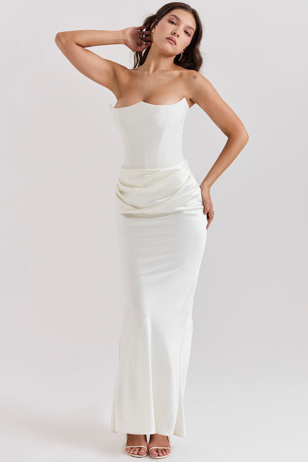 Kenna - Elegante Strapless Jurk