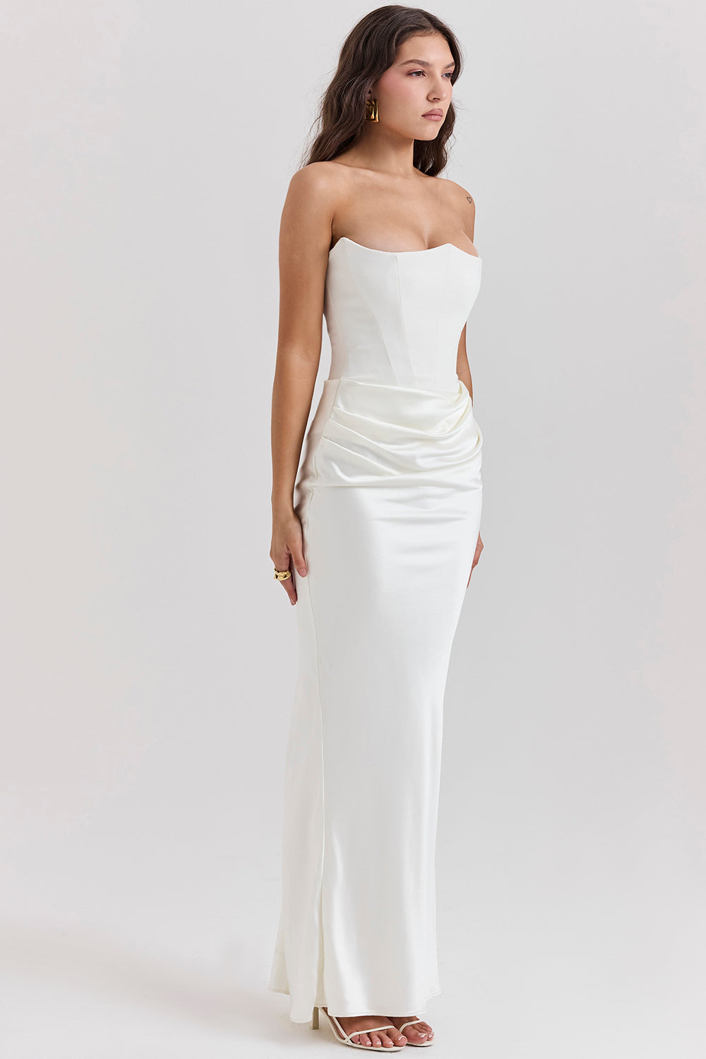 Kenna - Elegante Strapless Jurk