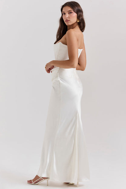 Kenna - Elegante Strapless Jurk