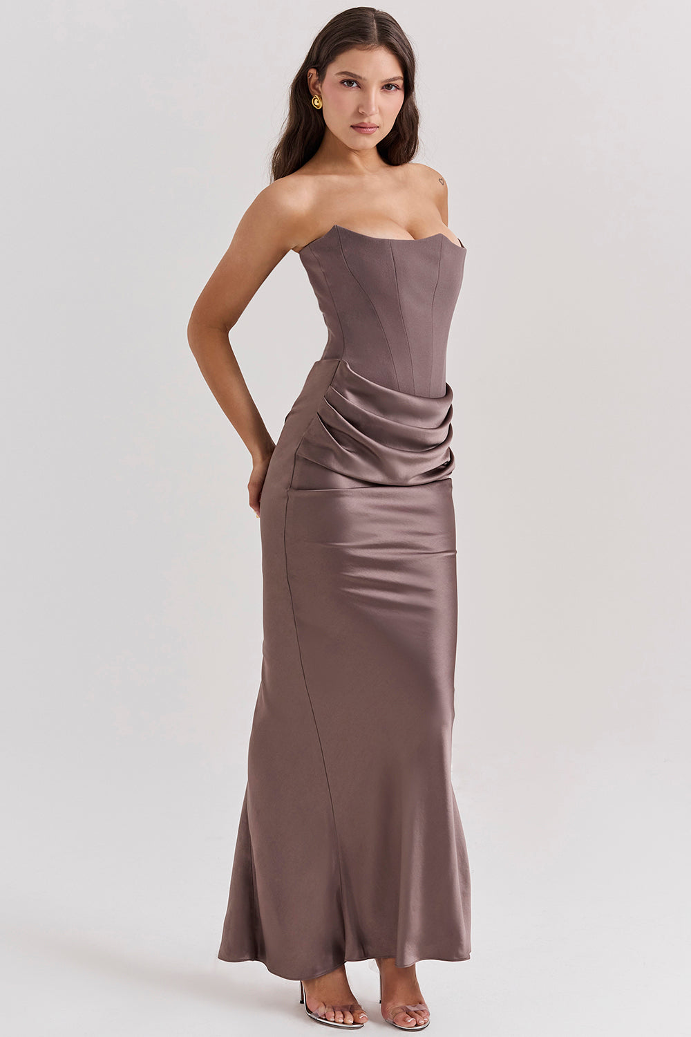 Kenna - Elegante Strapless Jurk