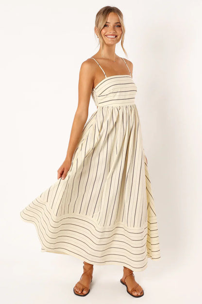 Talia - Gestreepte Maxi Jurk