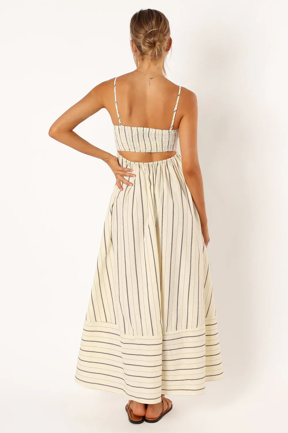 Talia - Gestreepte Maxi Jurk