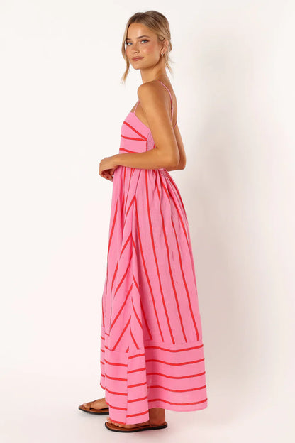 Talia - Gestreepte Maxi Jurk