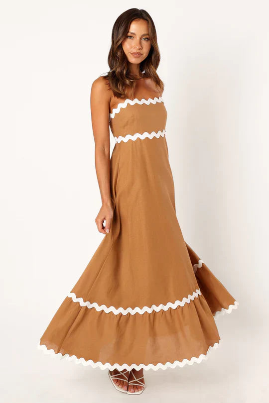 Welmoed - Mouwloze Maxi Jurk