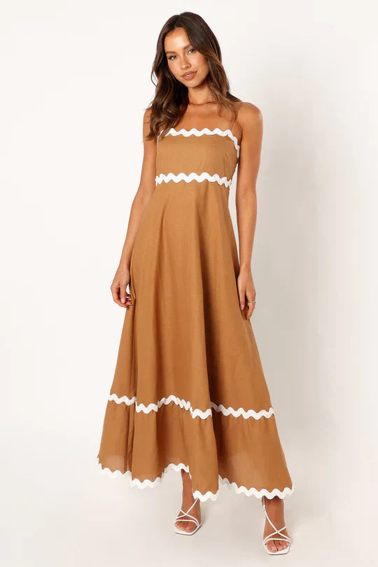 Welmoed - Mouwloze Maxi Jurk