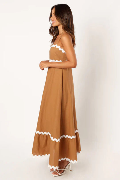 Welmoed - Mouwloze Maxi Jurk