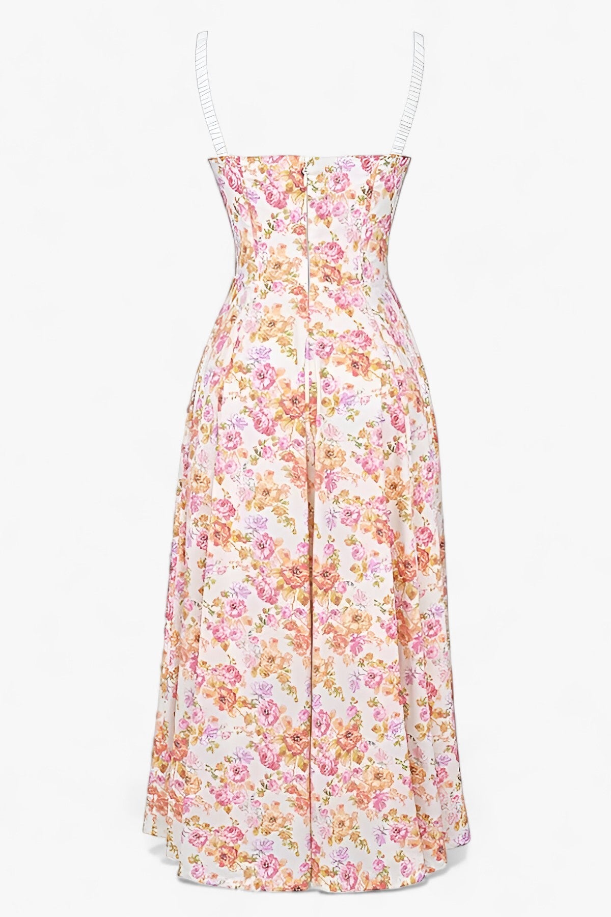 Stacey - Bloemen Midi Jurk