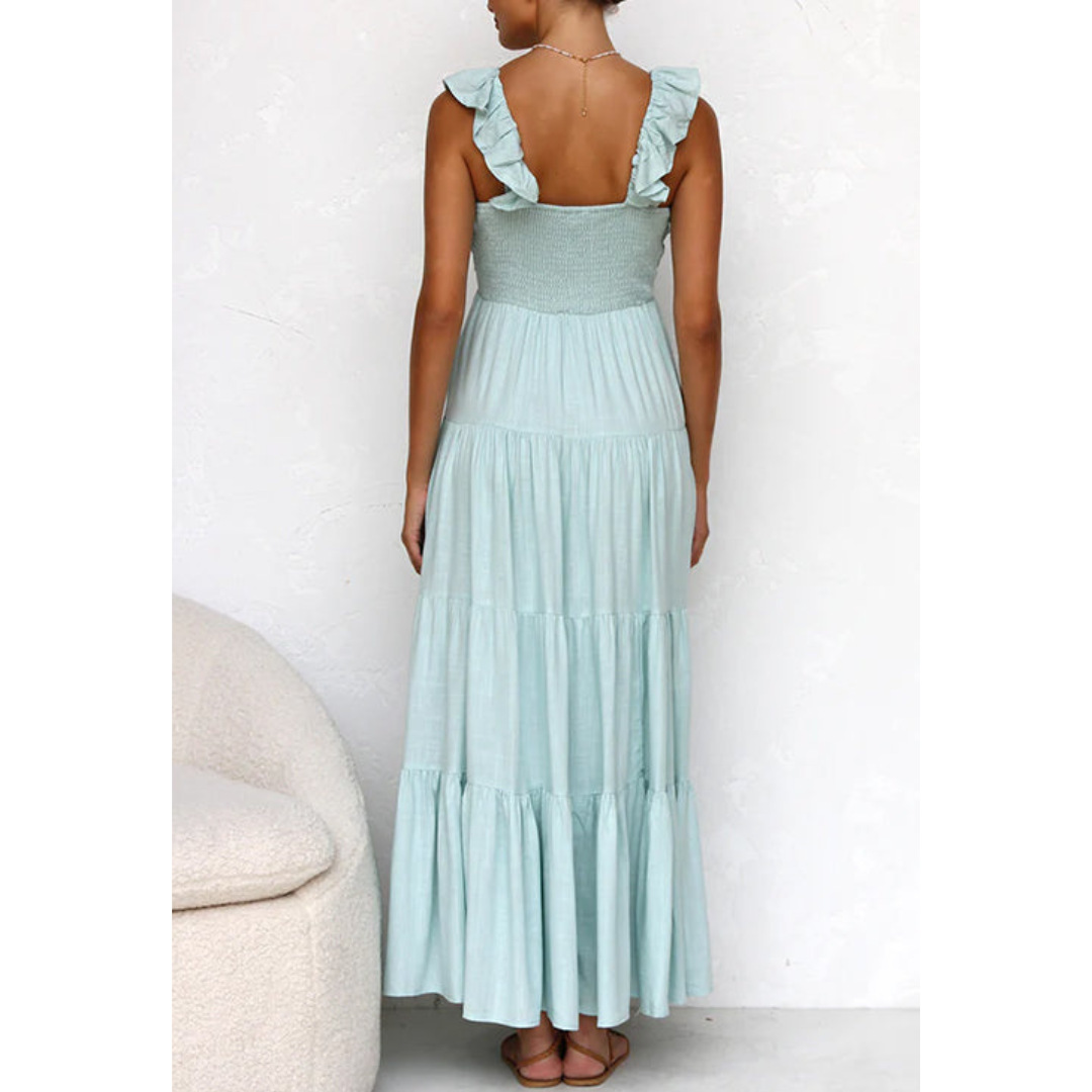 Rosabelle - Ruches Maxi Jurk