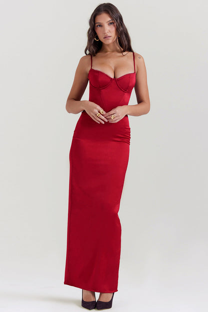 Lorianne - Korset Maxi Jurk