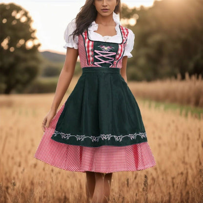 Marnie - Oktoberfest Dirndl Geruit